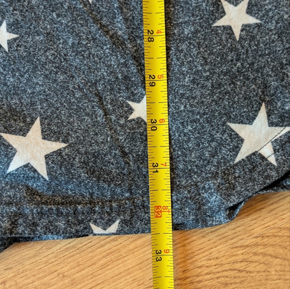Star Tank Nightgown, S, Ekouaer Sleeveless Sleep Shirt, Curved Hem Pajama Dress - Picture 9 of 10